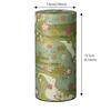 Noguchi Kumataro Tea Garden Tea Large Capacity with Washi Paper and Inner Shikisai Made in Stylish Caddy, 200g, Lid, Green, Japan,