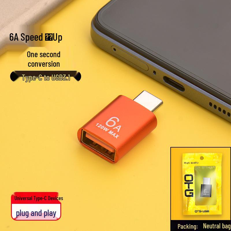 CE Alloy Type-C To USB 3.1 OTG Adapter for Android Tablet & Mobile