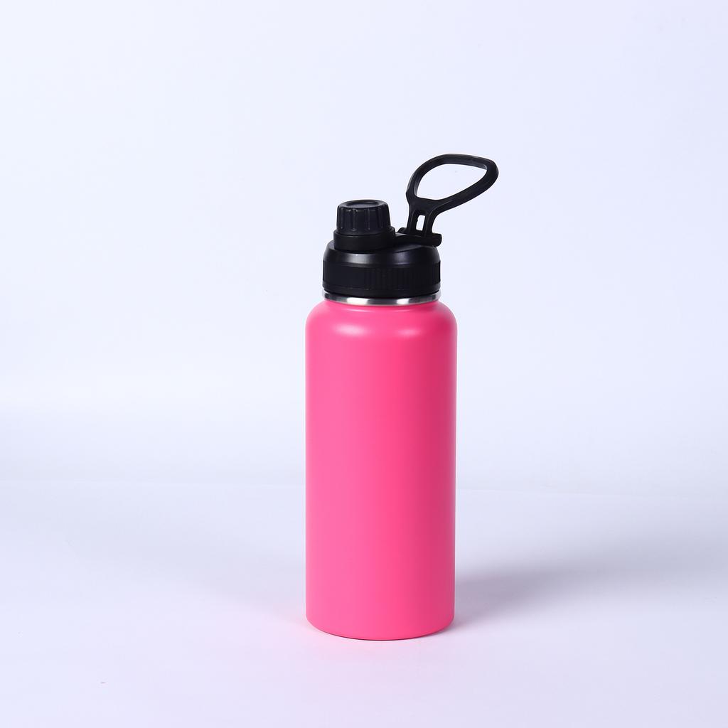 24oz BPA Free Stainless Steel Large Capacity Water Bottle Reusable for Road Trips Family Road Trips Weekend Getaways