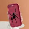 Креативный черный чехол для телефона с рисунком паука для iPhone Samsung Galaxy Xiaomi Redmi POCO HUAWEI Honor противоударный резиновый мягкий гибкий чехол