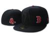 Классическая бейсболка Boston Red Sox с вышивкой, плотно прилегающая, с защитой от солнца