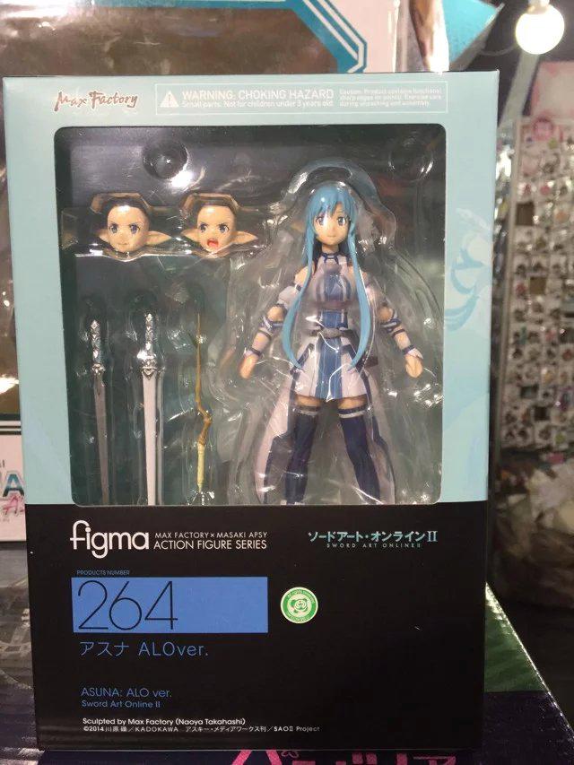 Figma Аниме Sword Art Online 15см Асуна Кирито Кадзуто Фигурка на шарнирах в коробке Игрушки