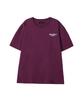 BY.L Contour Graffiti Logo Short Sleeve T-Shirt Wine