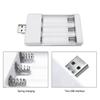 Зарядное устройство для аккумуляторов Aaa/Aa с 3 слотами, USB-адаптер для быстрой зарядки, перезаряжаемая штекерная коробка