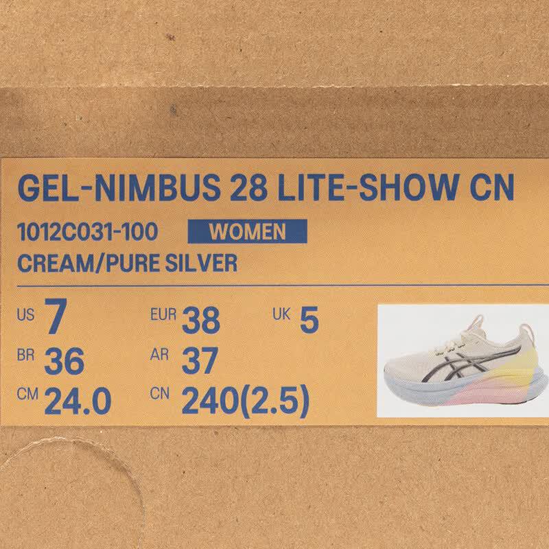 Asics Женские кроссовки для бега GEL-NIMBUS 28 LITE-SHOW CN