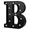 Newly Design Led Letters Lights 26 Alphabet Black Decorative Marquee Lamps for Wedding Party Birthday Home Bar Decoration