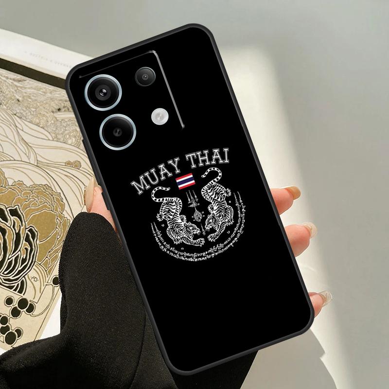 Muay Thai Tahiland Martial Art Case For Xiaomi Redmi Note 13 14 Pro 12 11 9 10 9S 10S 11S 12S Redmi 13C 10C 12C 14C Cover