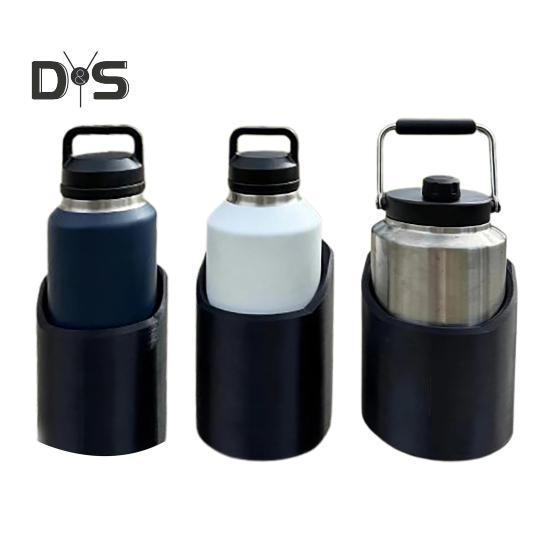 Магнитный держатель для бутылок, напечатанный на 3D-принтере, держатель для галлонов на 46, 50, 64 унции, переносная стойка для хранения бутылок с водой для гольф-кара, трактора, автобуса, газонокосилки