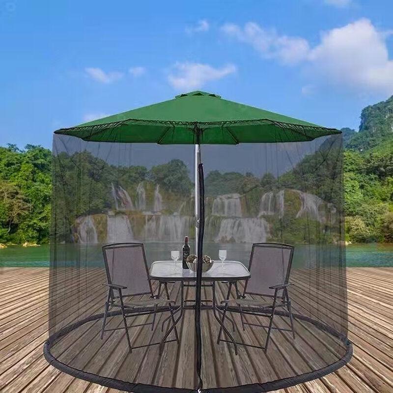 Outdoor Patio Umbrella Mosquito & Sunshade Netting