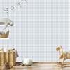 Geometric Diamonds Wallpaper Light Gray and White 50x1000