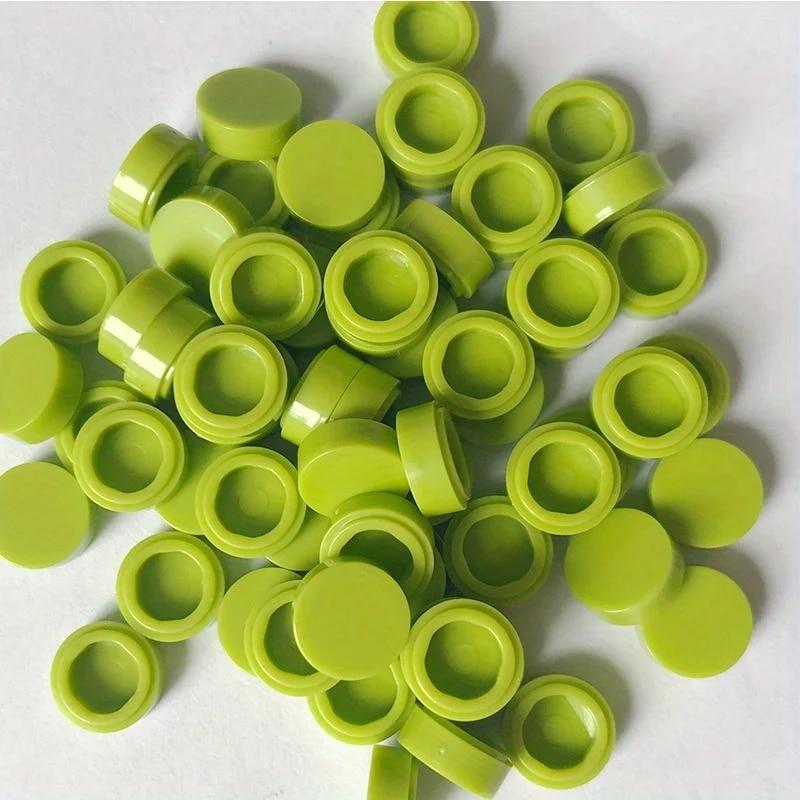 200pcs/lot Tile 1x1 Round Unique Brick Constructing Block Small Particle Bulk Bricks Components Diy Plaything