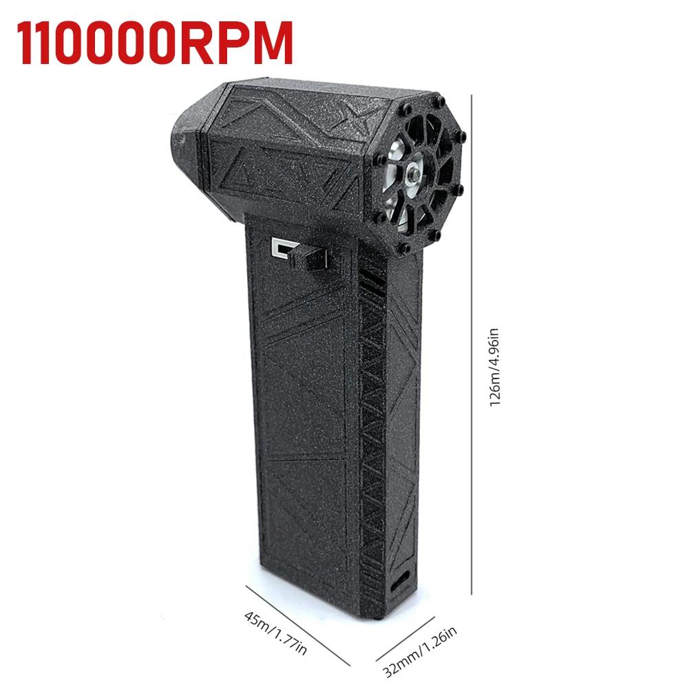Mini Blower 110000RPM Turbo Fan with High Speed Duct Jet Fan Air Blower Turbo Violent Fan High-Performance Brushless Motor