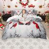 Homewish Kids Theme Duvet Cover Set, Christmas Gnome Comforter Cover Set, Santa Claus Snowman Bed Set