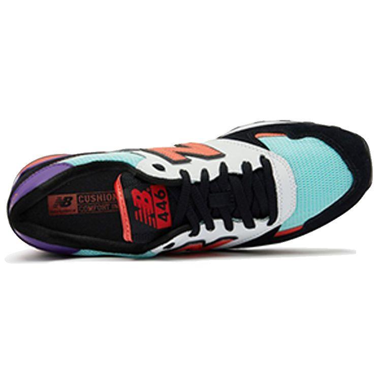 New Balance Nb 446 Ретро Кроссовки для марафона с низким верхом Унисекс кроссовки Черный Красный Фиолетовый U446GA1