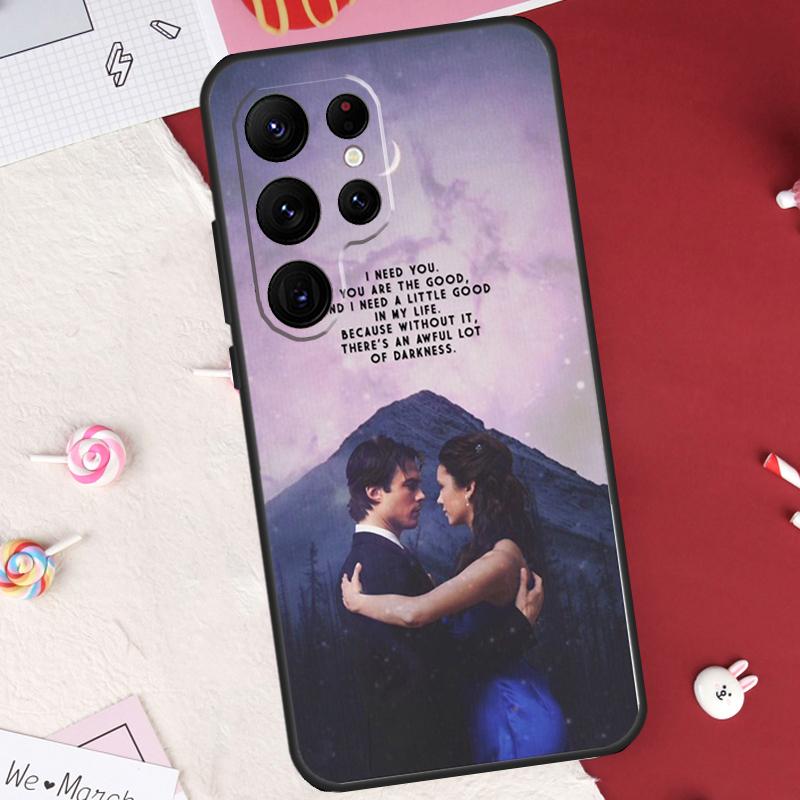 Чехол Damon Salvatore из Дневников вампира для Samsung Galaxy S26 Ultra S20 S21 S22 S23 S24 S25 Ultra S10 Plus S25 FE Защитный корпус