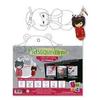 Crazy Plastic Kit - Kokeshis - 6 Keyrings - Reduced Up To 7 Times - For Children from 4 Years Old