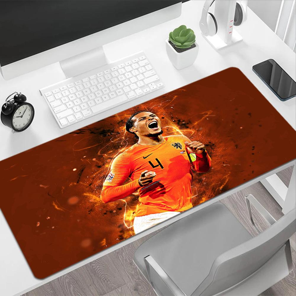 Van Dijk's Celebration Moment Large Mouse Pad Keyboard Mat Computer Desk Keyboard Mat Non-Slip Rubber Base Office Desk Accessory