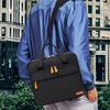 Business shoulder compatible with 14 inch A4 file [Mygreen] bag, bag, 2-way, PC, storage, water-repellent material, commuting, men's, women's (black)