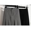 DIMANAF 2025 Plus Size Autumn High Waist Skirts Women Loose Skirt A-Line Fashion Maxi Pleated Skirts