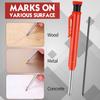 8 pack 2.8mm Mechanical Carpenter Pencils with 48 Refills, Construction Pencils with Built-in Sharpener, Long Nib Deep Hole Marker, Heavy Duty