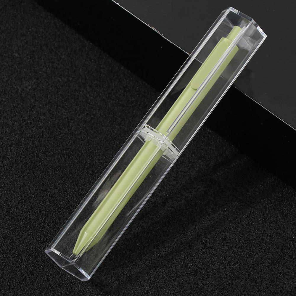 Gift Transparent Solid Color Pen Storage Case Pen Box Office Supplies School