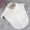 24 Styles Female Chiffon Fake Collar for Women Blouse Shirt False Collar Ladies Lapel Detachable Collar Female Decorative