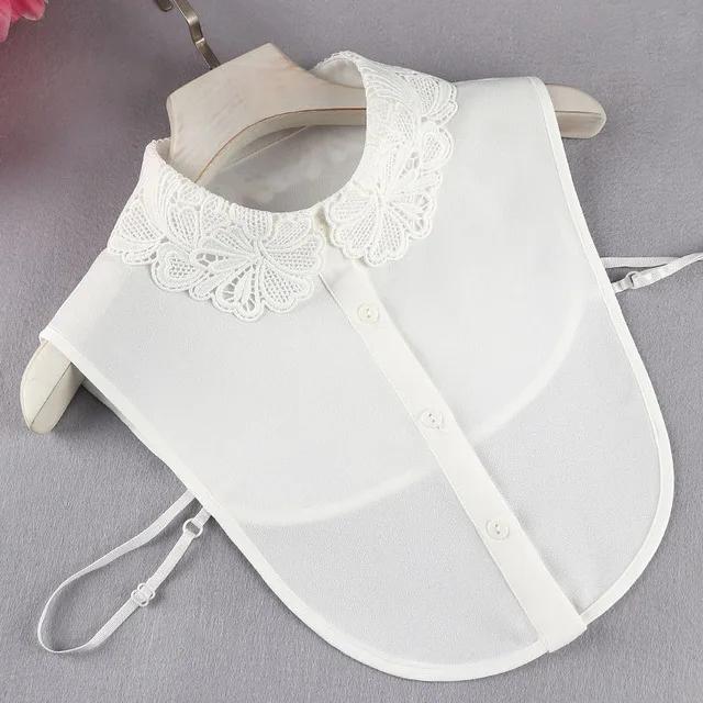24 Styles Female Chiffon Fake Collar for Women Blouse Shirt False Collar Ladies Lapel Detachable Collar Female Decorative