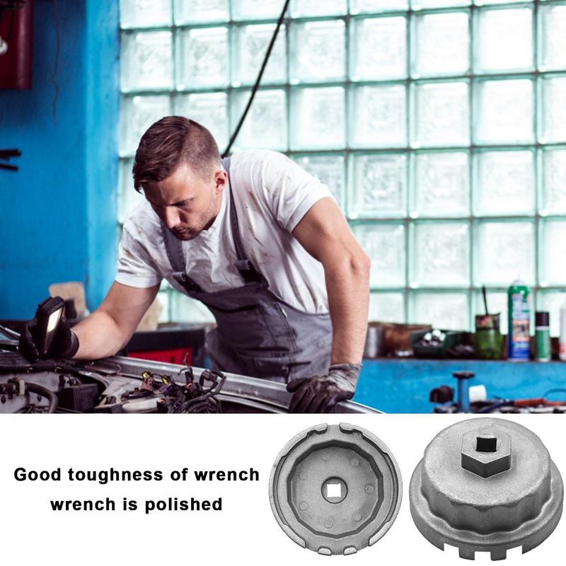 Ключ для масляного фильтра Инструмент для снятия крышки масляного фильтра Универсальный ключ для мотоциклетного фильтра Высокоплотный сплав Материал Автомобильные аксессуары