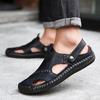 Men's Large Size Leather Beach Sandals