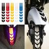 Motorcycle Fender Reflective Sticker Motorcycle  Sticker Safety Warning Stripe Waterproof Racing Mot