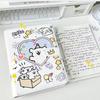 A5 Дневник из ПУ-кожи с магнитной застежкой, милый мультяшный, с держателем для карт