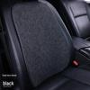 All-Season Linen Car Seat Cushion Set: Three-Piece Universal Fit for Driver/Passenger and Rear Seats