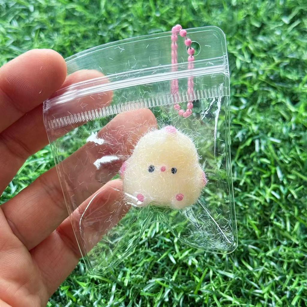 Игрушки-сквиши на шарнирах: Лягушка, Курица, Кошачья Лапка - Брелоки на Рюкзак для Снятия Стресса
