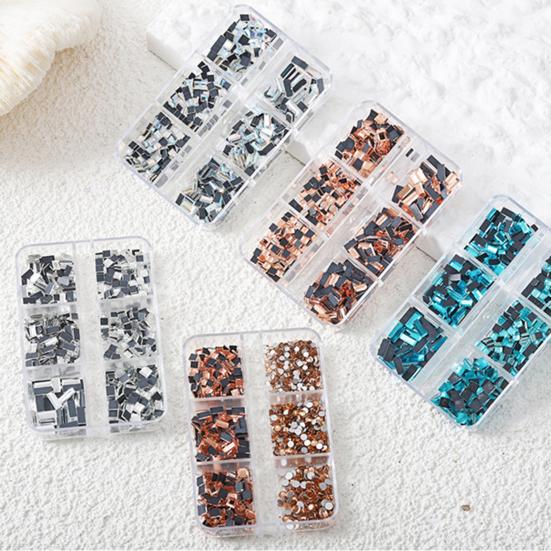 Изысканные блестящие стразы для ногтей DIY Craft Nail Beauty