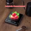 Цифровые весы для кофе 3 кг0,1 г с таймером, светодиодным экраном, весы для эспрессо, перезаряжаемая электронная кухня