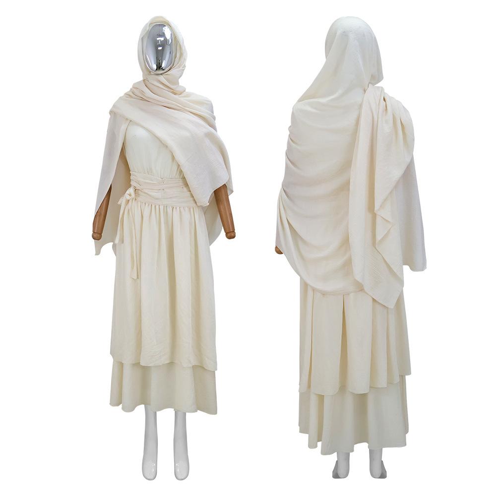 Athena The Odyssey Dress Cosplay Costume Movie Character Role Play Outfit Halloween Party Performance Clothes for Adults Women