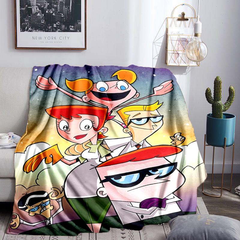 Dexter's Electric Adventure Blanket Lightweight Flannel Bedding Blanket Perfect for Travel, Camping, Living Rooms, Offices, Sofas, Fan Christmas gift