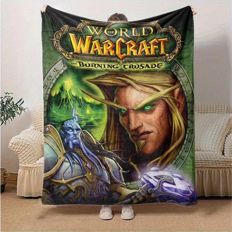 1 шт. World of Warcraft: The Burning Crusade, Уютное одеяло для дома | Идеальный подарок для спальни, гостиной, путешествий, кемпинга, автомобиля, пляжа, офисных перерывов