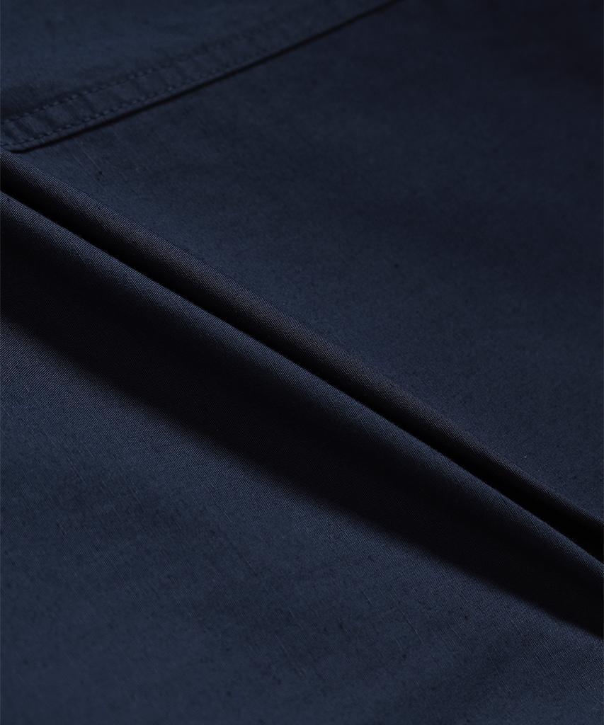 TAILDERN Bill Chore Jacket Cotton Linen Navy