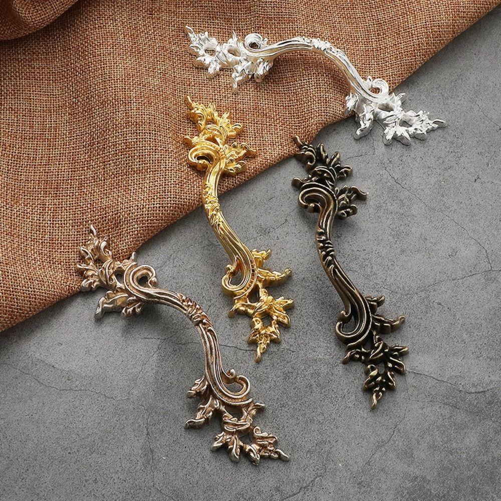 Zinc Alloy Cabinet Door Handles European Style Wardrobe Door Handles  For Wardrobe Installation