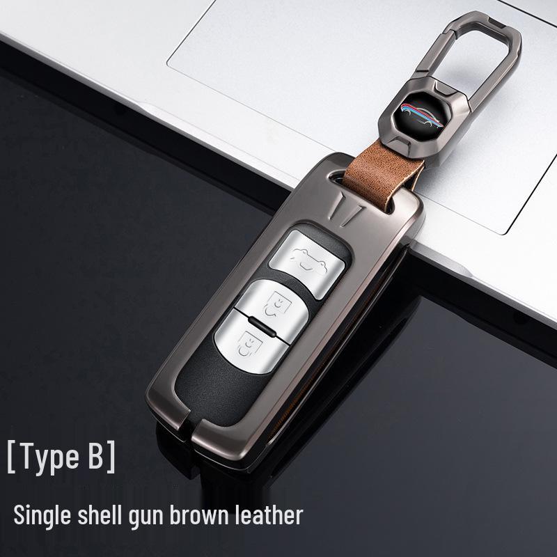 Mazda Key Cover for Models 3, Axela, CX4, Atenza, CX5, Ruiyi, CX30, and Next 6