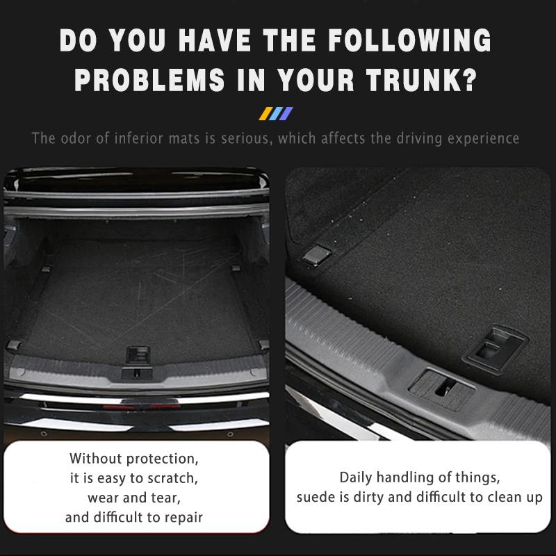 PU Leather Car Trunk Mat For Morris Garages 4 MG4 EV 2026 2025 2024 2023 2022 Protect Vehicle Cargo Area Carpet Accessories Rugs