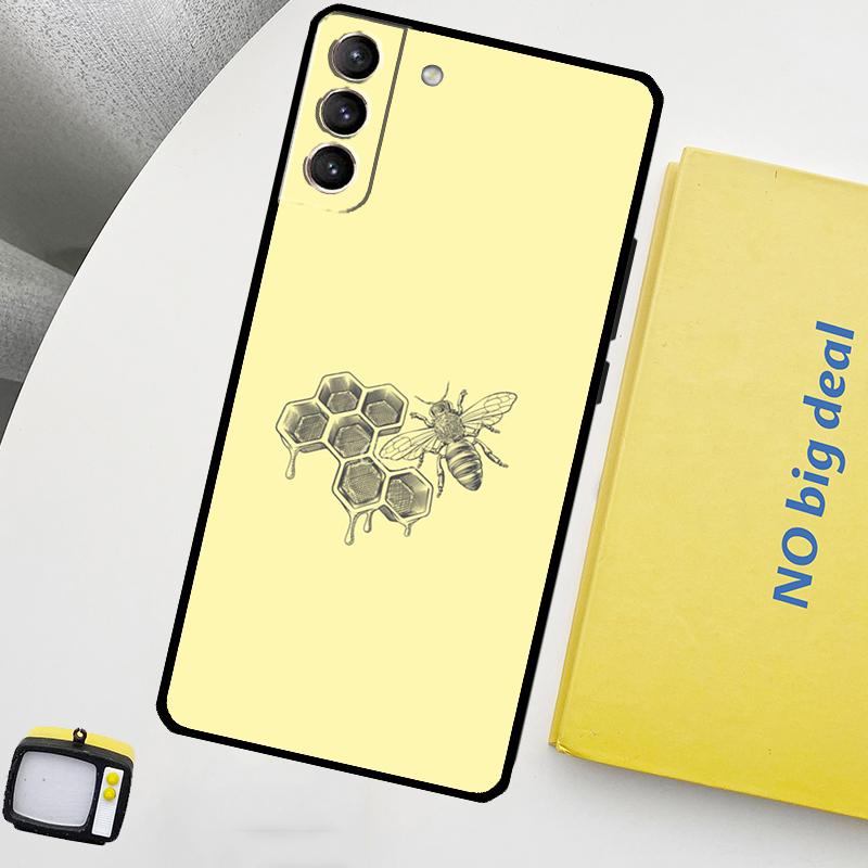 Чехол Bee Honey для Samsung Galaxy S23 FE S22 Ultra S20 S21 FE S8 S9 S10 Plus Note 10 20 Ultra Cover