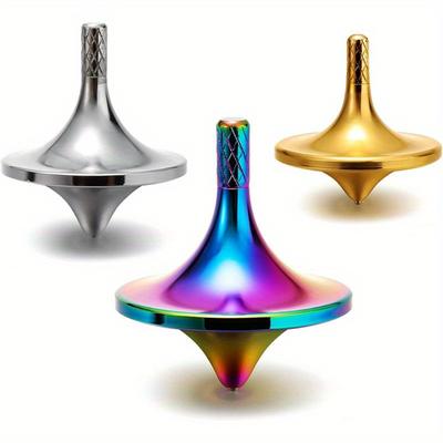 Латунный металлический верх, настольная игрушка-игрушка, подходит для подростков и взрослых, чтобы убить время в течение длительного периода времени, чтобы сосредоточиться на тревоге и уменьшить стресс.