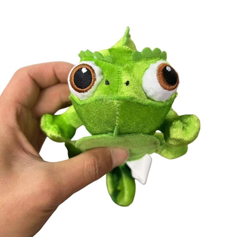 15 см Паскаль Рапунцель Хамелеон Плюшевая кукла Игрушка Паскаль Мягкие игрушки Паскаль Рапунцель Плечевая плюшевая кукла Игрушки Детский Рождественский подарок