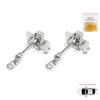 BDP63-1 2 Pieces Front Left AND Right Door Catch Hinge Brake Stop Check Strap Limiter for Peugeot 206 1998-2016 206+ HB CC SW 9181C8