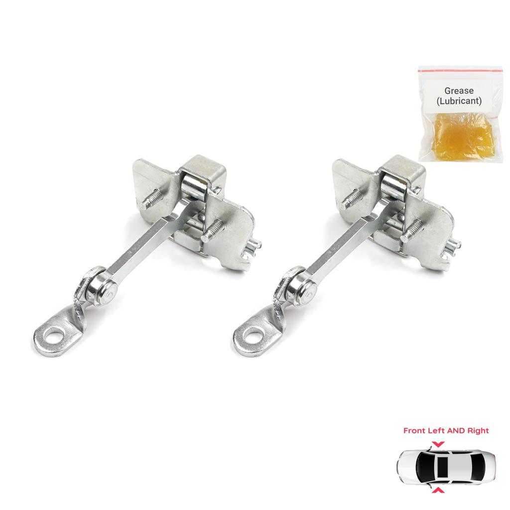 BDP63-1 2 Pieces Front Left AND Right Door Catch Hinge Brake Stop Check Strap Limiter for Peugeot 206 1998-2016 206+ HB CC SW 9181C8