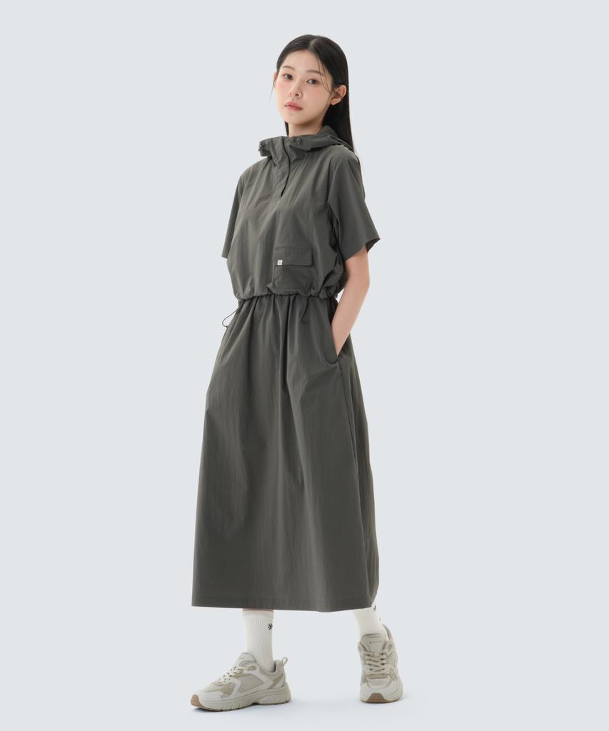 SNOWPEAK APPAREL Анорак Root One-Piece (S26Mwrop63) Деревенский хаки