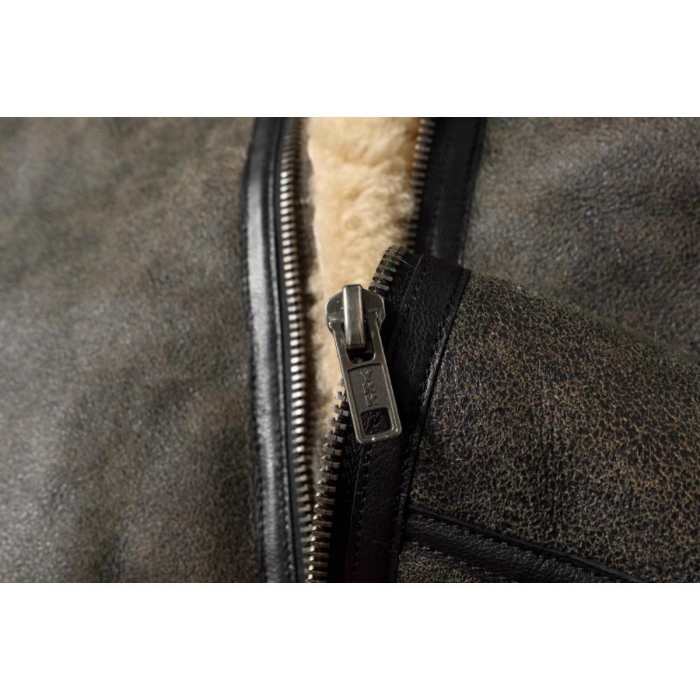 Китайский размер теплое пальто B3 Flight Coat для мужчин натуральная овчина меховая куртка мужская настоящая овчина шуба зима