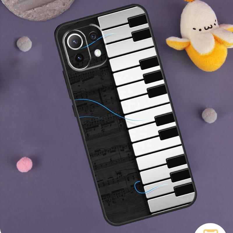Музыкальный чехол 'Клавиши пианино' для Xiaomi 15T Pro 13T 14T 14 15 Ultra 17 Pro Max POCO F8 Pro F5 F6 F7 X5 X6 X7 Чехол